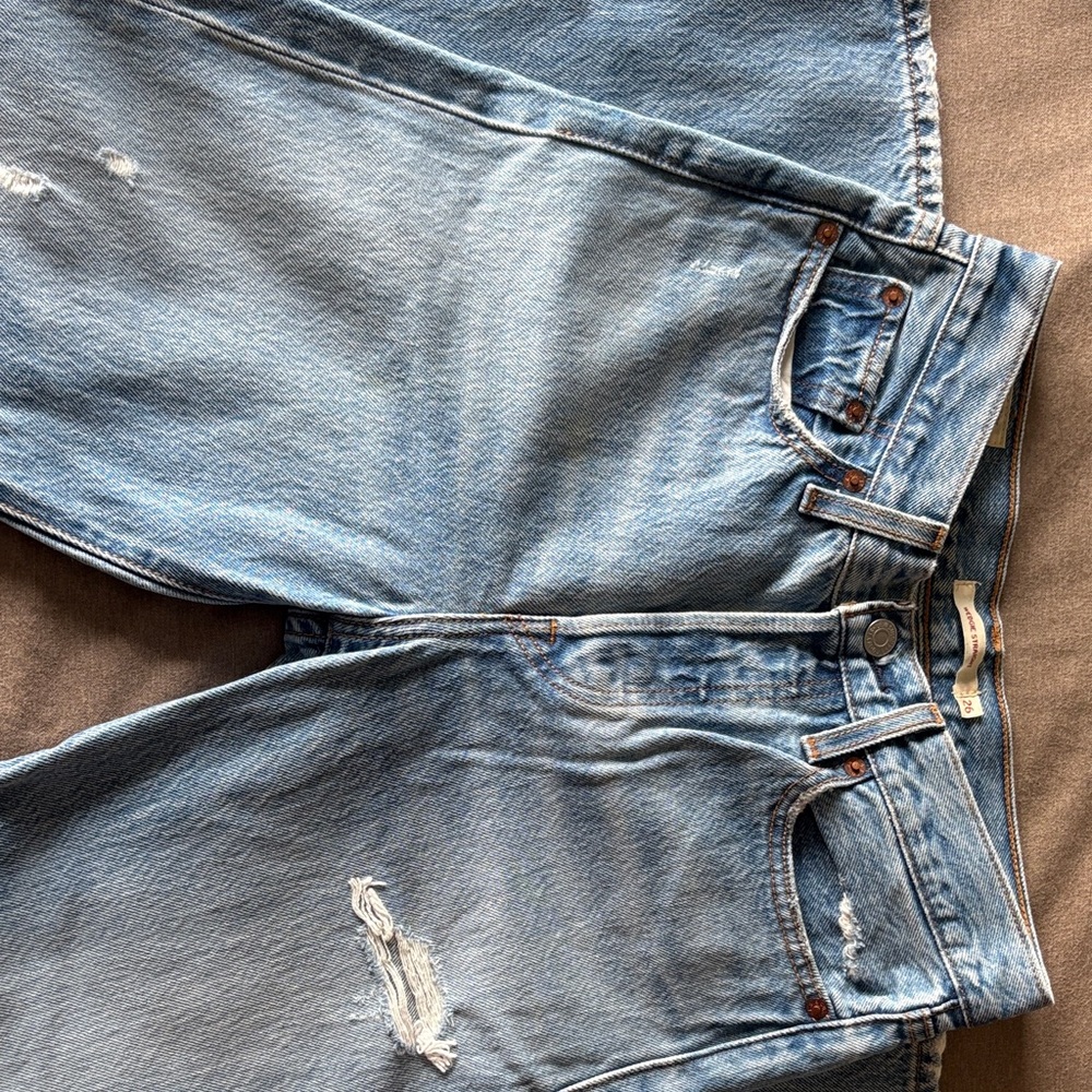 Levi's Light Blue Straight Leg Jeans
